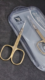 Ножницы для кутикулы M&X A-2021J (20мм) золотое покрытие