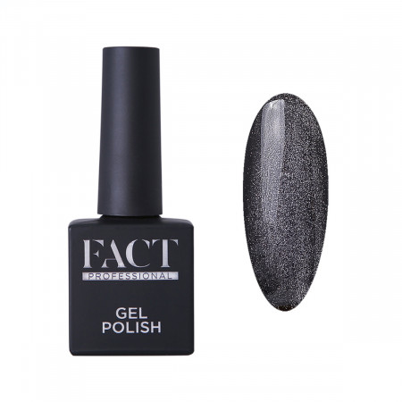 Гель-лак FACT Professional Crystal Cat Eye Черный, 10мл